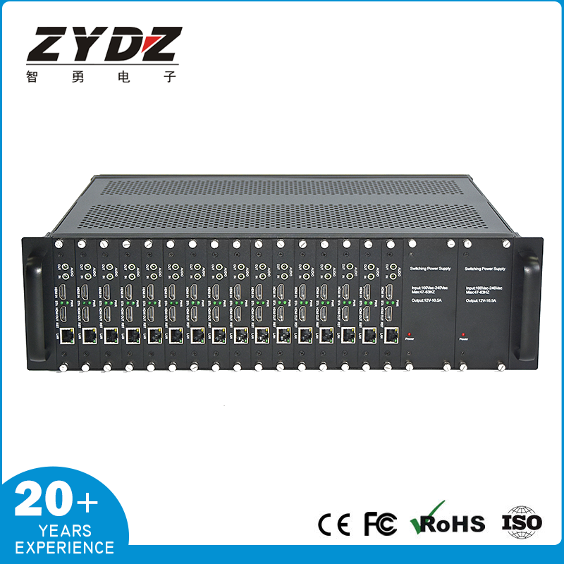 16 channel HDMI high-definition encoder -3U chassis ZY-EH1416-3U