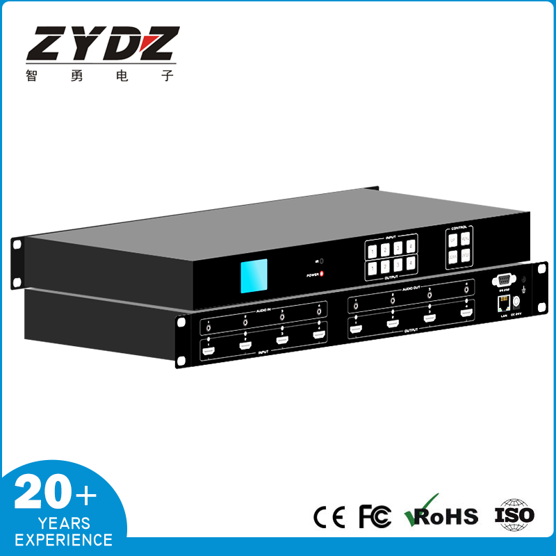 4K60Hz Ultra HD Multi screen KVM Encoding and Decoding Integrated Machine - Dedicated for Rail Transit PIS